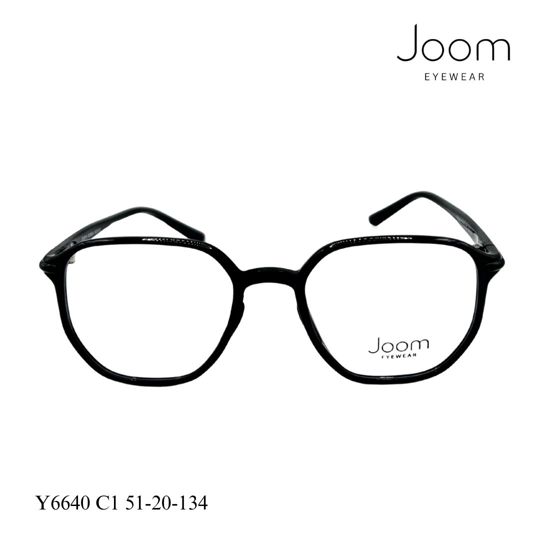 Joom Eyewear Y6640 Glasses Frame Fit for Daily Use + Lens (Contact Admin for Power)